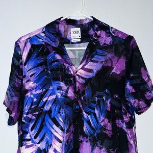 Zara Short Sleeve Button Up